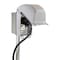 Hubbell Wiring Device-Kellems Weatherproof Cover, Wall Box Type, 1 Gang, Cast Metal WP26E - alternate 7